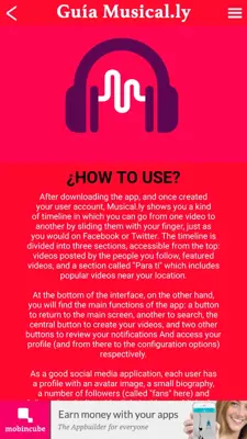 How to use musically android App screenshot 0